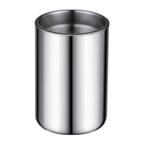 Maxbell Stainless Steel Car Ashtray Windproof Smokeless Stylish Portable for Gift Silver