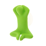 Max Colorful Toothbrush Holder Suction Cup Hanger Bathroom Kitchen Green