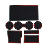 Max Maxb Gate slot pad For Tesla Model Accessories AntiSlip Mat Auto Cup Holder Red