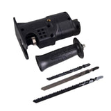 Maxbell Jig Saw Electric Drill Tool Attachment with 3 Saws for Metal PVC Woodworking