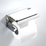 Maxbell Bathroom Kitchen Tissue Roll Holder Towel Rack Display Bar Mount a - Chrome