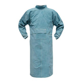 Maxbell Welding Long Coat Apron Protective Clothing Apparel for Welder 150cm  Blue