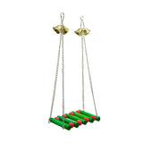 Maxbell 5 Pcs Parrot Toy Bird Cage Decorative Set Snatching Toy Swing Stand Frame