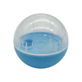 Maxbell Dog Treat Ball Treat Dispensing Puppy Toy Adjustable Interactive Dog Cat Toy Blue