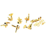 Maxbell Guitar String Tuning Pegs 3 Left 3 Right Headstocks Durable Accessory Golden
