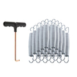 Maxbell 20Pcs Trampoline Springs Heavy Duty Weather Resistant Trampoline Accessories 13.5cm