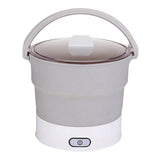 Maxbell Foldable Electric Hotpot Cooker for Dormitory Camping Stainless Steel Base