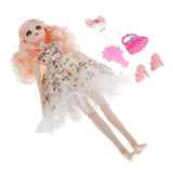 Maxbell 20 Jointed Female Doll Body Part for 36cm BJD Doll Replacements F