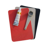 Maxbell Kayak Repair Patches Kayak Air Valve Wrench with Glue for Rubber Boat Canoe Gray Red Black