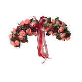Maxbell 19.69inch Wedding Arch Flowers Spring Summer Window Bouquet Office