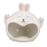 Maxbell Pet Ceramic Hamster Bedding Hideout Nest Adorable Appearance Easily Clean Rabbit