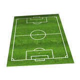 Maxbell Football Field Carpets Kids Play Nursery Soccer Area Rugs 100x160cm Green