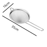 Maxbell Stainless Steel Tea Strainer Kitchen Fine Mesh Colanders Sifter 16cm