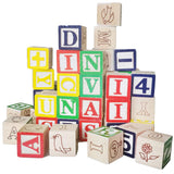 Max Colorful Wooden Numbers Cubes Stacking Blocks Kid Toddlers Educational Toys