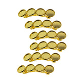 Max 6Pcs Hair Clips Barrette Spring Hairpin Blank Cabochon Settings Accessories