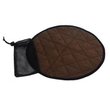 Max Foldable Seat Pad Chair Seat Padded Cushion with Storage Bag Brown