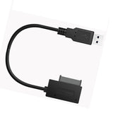 Maxbell USB 2.0 to 7+6 13pin Sata Adapter Cable External Converter Hard Drive