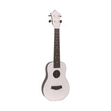 Maxbell Acoustic Ukulele Toy Portable Wood Early Educational 4 Strings White