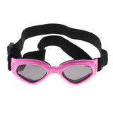 Max Folding Eye Wear Waterproof UV Protection Pet Dog Cat Glasses  Pink