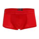 Maxbell Men Breathable Low Rise Comfy Pouch Boxer Briefs Seamless Underwear Red M