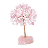 Maxbell Feng Shui Money Tree Farmhouse Bedroom Office Wedding Stone Bonsai Tree Pink