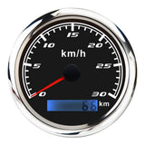 Maxbell Marine Car Digital GPS Speedometer Gauge 0-30 km/h Pulse Signal Black