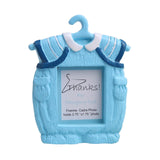 Maxbell Resin Photo Frame Newborn Picture Display Holder for Bedroom Decor Blue