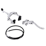 Maxbell Road Bike Bicycle Cycling U Brake Caliper Bracket Front/ Rear Front Silver