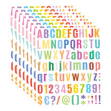 Maxbell Colorful Vinyl Letter Stickers for Address Number Water Bottles Scrapbooks Style A