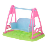 Max 1/12 Dollhouse Miniature Furniture Garden Swing Seat High Quality Plastic