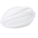 Maxbell Chunky Wool Yarn Filling Soft Knitting for Scarf Sweater Bed Fence Crochet white