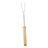 Maxbell BBQ Fork Kitchen Accessories Reusable for Grilling Campfire Party Green