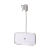 Maxbell Hair Dryer Holder Blow Dryer Rack with Phone Holder for Bedroom Hotel Shower Argent