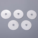 Max 5 Pieces Rotary Cutter Blades with Case Fabric Cutter Circular Blades 60mm