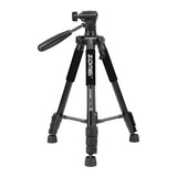 Maxbell Set of 1 Professional Portable Travel Aluminum Tripod Pan for SLR DSLR Black