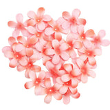 Maxbell 200 Pieces Artificial Silk Rose Petals Wedding Flower Mixed Color  Orangered