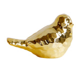 Max Cute Birds Shaped Animals Figurines Sculpture for Home Decor Gifts Golden