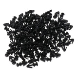 Max 100Pieces Car Anti-scratch Strips Rivet Trim Push Clip for Ford Fiesta Focus