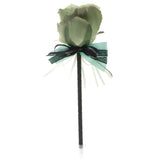 Max Silk Rose Flower Sign Pen Wedding Reception Guest Signature Pen Green