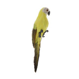 Max Parrot Artificial Bird Figurine Realistic Home Garden Decoration Ornaments C