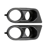 Maxbell 2 Pieces Fog Light Cover Accessories Vehicle for BMW 3 Series E46 M3 Carbon Fiber