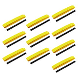 Maxbell 10 Pieces Tennis Overgrip Anti Skid Racket Grip Tape for Motorbike Handlebar Yellow