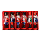 Maxbell Christmas Nutcracker Ornaments Set Countertop Crafts Wood Nutcracker Figures