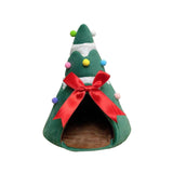 Maxbell Dog Bed Christmas Tree Shape Comfortable Washable for Relaxing L