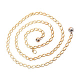 Maxbell Fashion Waist Chain Belt for Women Waistband Metal Chain for Beach Costume Golden