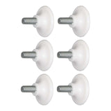Maxbell 6x Metal Furniture Legs Leveling Feet Tile Screw On sofa Bedroom 8mm