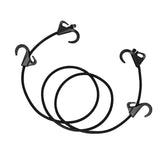 Maxbell 63inch Bungee Cord with 4 Hooks Tensioning Belt Elastic Cords for Car Trunks