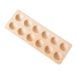 Maxbell Multi Grid Egg Holder Portable Double Row for Fridge Refrigerator Household 12 Hole