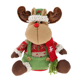 Max Christmas Sitting Plush Doll Gift Toy Christmas Ornament Home Decor Deer