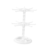 Maxbell Display Stand Adjustable Storage Rack High Capacity for Showcase White